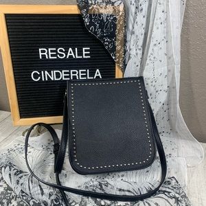 Purse: Madden Girl black studded crossbody